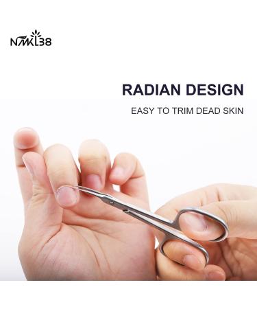 Inox Curved Blade Cuticle Scissors & Nipper Set for Nail & Beauty Grooming - Buy Online on GoSupps.com