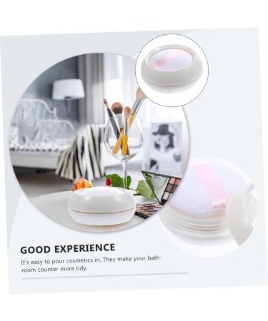 BIUDECO 2 Sets Powder Box Empty Powder Case Foundation Make-up Powder Face Powder Makeup Jar Flour Container - Buy Online on GoSupps.com