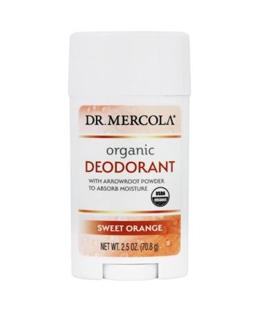 Dr. Mercola Organic Deodorant Sweet Orange 2.5 oz (70.8 g)