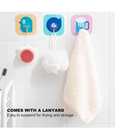 Facial Scrubber Facial Cleansing Brush Super Soft Fiber Bristles Silicone Double Sided for Pore Deep Cleaning Daily (Black) - Buy Online on GoSupps.com