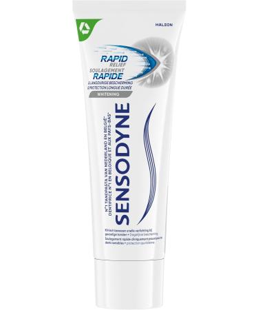  Sensodyne Sensodyne Rapid Relief Whitening Tandpasta 75Ml - Buy Online on GoSupps.com