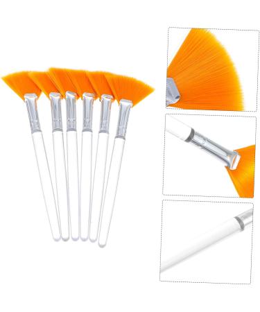 Baluue 12 Pcs Beauty Mask Brush Makeup Brushes Mask Applicator Brushes for Facials Fan Artificial Fiber 15x4cmx2pcs Yellowx2pcs - Buy Online on GoSupps.com