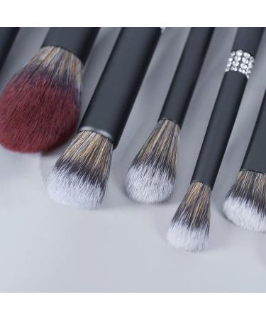 Buy 15 Premium Matte Black Makeup Brushes - Cross-Border Queen Series - High-End Quality - Buy Online on GoSupps.com