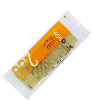 HAODONG Beef Gold Leaf Gelatin Sheets - 200 Bloom (20Sheets, 40g) - Gelatin Leaves for Baking and Cooking Mirror Glaze Mousse Cake