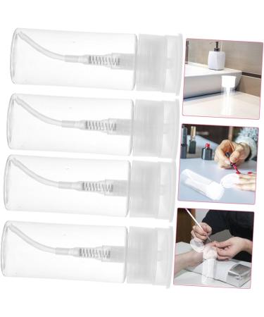 Mikinona 1 Set Nail Polish Remover Bottle Glass Dispenser Press down Bottle Nails Pump Dispenser Bottle Empty Bottle Press Dispenser for Polishing Compound Soap Pp Toner Bottle - Buy Online on GoSupps.com
