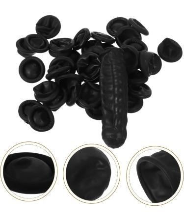 100pcs White Finger Cots - Durable Butyronitrile Finger Protection Caps for Safe Handling - 6.5x2.5cm | International Shipping Available - Buy Online on GoSupps.com