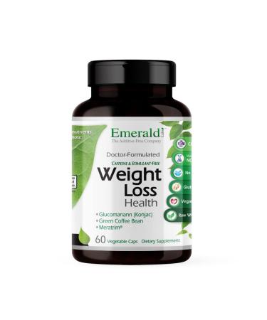 Emerald Labs Weight Loss Health - with Meratrim, Green Coffee Bean Extract, Konjac Root, and Albion Chromium - 60 Vegetable Capsules