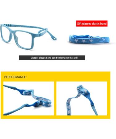 Gukoo Children's Classic Blue Light Filter Glasses - Anti-Fade Anti-Eye Fatigue TR90 Frame - Buy Online on GoSupps.com