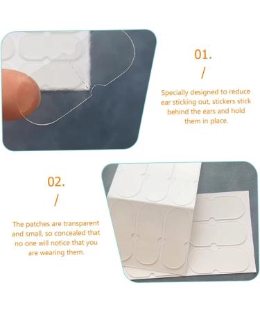 FRCOLOR 120 Pcs Ear Stickers Correction Stickers Invisible Ear Tape Earlobe Support Stickers Ear Sticks Correction Ear Sticker Ear Supply Ear Patch Sticker Silica Gel Miss Earmuffs Make up Whitex2pcs 4x16cmx2pcs - Buy Online on GoSupps.com