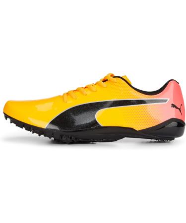PUMA Men's Evospeed Prep Sprint 3 Track and Field Shoe - 40 EU Sun Stream Sunset Glow & Puma Black - Fast Worldwide Shipping! - Buy Online on GoSupps.com