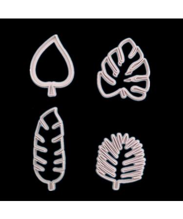  Haofy Tropical Leaf Cookie Cutters Sturdy Palm Leaf Cookie Cutters for Beautiful Sugar Cookies 4pcs Fondant Leaf Cookie Cutter for Birthday Cakes or - Buy Online on GoSupps.com