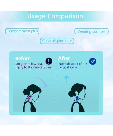 Cervical Neck Orthotic 360 Rotation Adjustment Cervical Neck Braces Folding Design Easy to Carry Travel Neck Support Suitable for Men Women Students - Buy Online on GoSupps.com