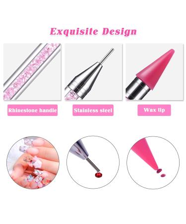 Sularpek Strass Picker Point Anhyzic Pent - Dual Ended Gemstone & Dotting Pen for Nail Art | Nailpunk Abbey - DIY Decoration Tool for Nail Gems & Stones (Rosa) - Buy Online on GoSupps.com