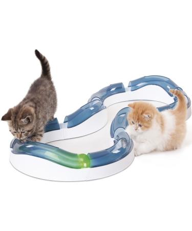 Buy Catit Design Senses Super Roller Circuit - Tempo Game Rail & Illuminated Ball 2-Pack | International Shipping Available - Buy Online on GoSupps.com