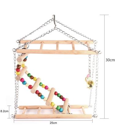 Pet Steps Pet Toy Pet Stairs Bird Toy Budgie Swing Ladder Bird Swing Toy Hammock Budgie Toy Hanging Toy - Buy Online on GoSupps.com