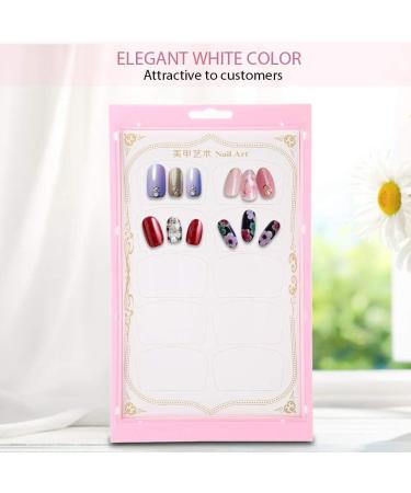 Amonida Pink Manicure Tool - Reliable Nail Polish Tips Display Rack & Nail Art Practice Leaner for Perfect Nail Drawing - Buy Online on GoSupps.com