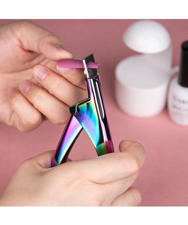 Chameleon Premium Adjustable Nail Clippers for Acrylic Nails - Stainless Steel Cutter Trimmer for Artificial Tips - Sharp Blade Clip Tool for Salon & Home Nail Art - Buy Online on GoSupps.com