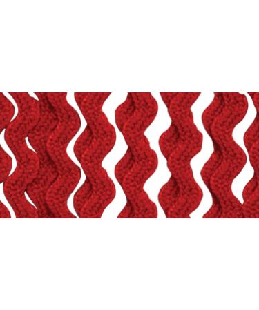Wrights Baby Rickrack 1/4 X4yd  Red