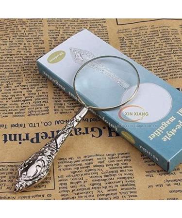 Lightweight Magnifying Glass 5X Retro Nostalgic Handheld High-Definition Magnifying Glass for Photography Props Watch Repair Tool Reading Smooth Sailing - Buy Online on GoSupps.com