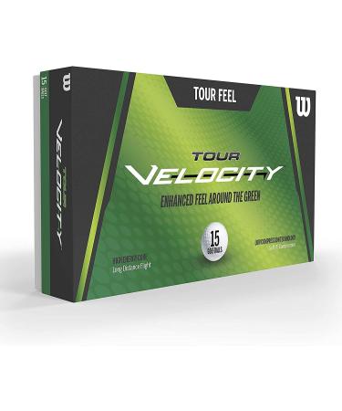 Wilson Golf Tour Velocity Distance 15 White Balls - Compression 70 for Maximum Distance - Buy Online on GoSupps.com