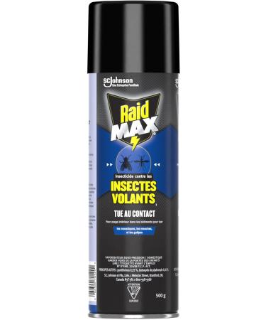Raid MAX Flying Insect Killer and Mosquito Repellent Insect Killer Spray for Indoor and Outdoor Use Kills Bugs on Contact 500g Can - Buy Online on GoSupps.com