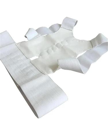 Corrector Back Straight Brace Belt Magnetic Posture Corrective Lumbar Support Straight Male Female Brace Belt New White XL - Buy Online on GoSupps.com