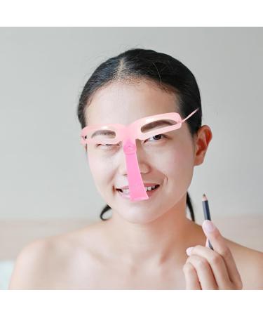 Mipcase 12 Sets Eyebrow Aid Eyebrow Shaping Stencil Handheld Brow Stencils Travel Eyebrow Card Eyebrow Shape 12X11X8CMx4pcs Pinkx4pcs - Buy Online on GoSupps.com