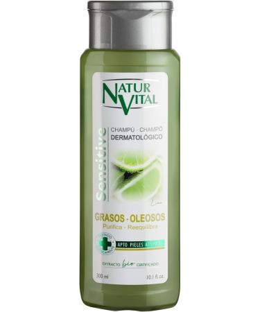  NaturVital NaturVital 6-pack of shampoos for oily sensitive hair paraben and silicone free natural dermatologically tested for atopic and sensitive skin for men and women 6 x 300 ml - Buy Online on GoSupps.com