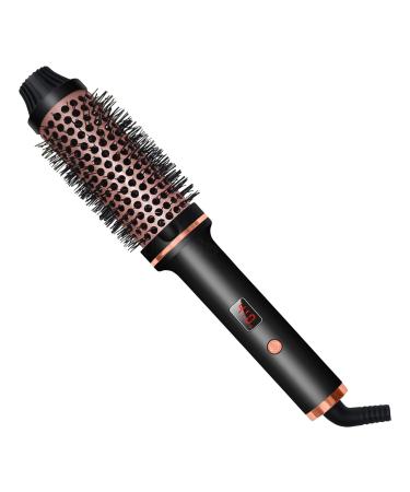 Hair Curler Straightening Brush Curling Comb for Curly Hair Multifunctional Portable Straightening Comb for Wet Dry Hair Adjustable Hair Curling Comb Hair Curler for Curly Straight Hair