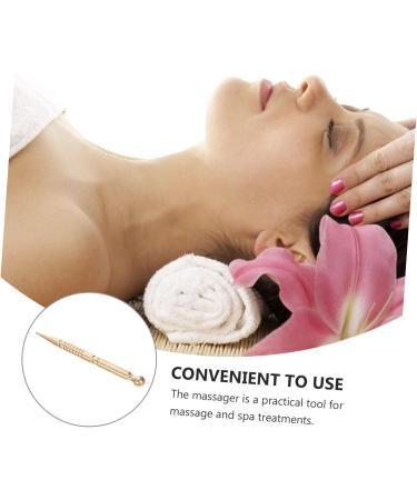 Buy Lurrose Beauty Stick Acupuncture Pen | Self-Massage Acupress Rod & Gua Sha Scraping Device | Pressure Point Relief | Metal Brass Acupuncture Rod for Body - Buy Online on GoSupps.com