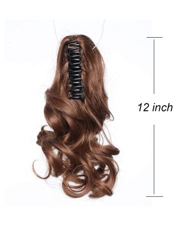 Sego Ponytail Extension | Light Brown Wavy Braid Hairpiece - 12 (30cm) | Voluminous Realistic 110g Hair Extension - Buy Online on GoSupps.com