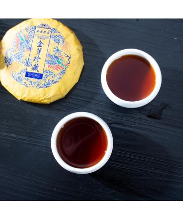 HQZM Greered Freeded Yunnan Pubet River Tee Golden Bud Collection Imperial Puuer 100g - Buy Online on GoSupps.com