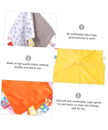 Toyandona 3 Pcs Soothing Towels for Kids | Soft Cotton Blankets & Cuddly Animal Dolls for Infants | Perfect Gift for Children - Buy Online on GoSupps.com