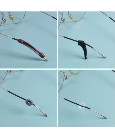 Buy Anti-Slip Silicone Glasses Ears | 24 Pairs - Comfort Holders for Sports Sunglasses & Reading Glasses | Black Clear Brown Gray - Buy Online on GoSupps.com
