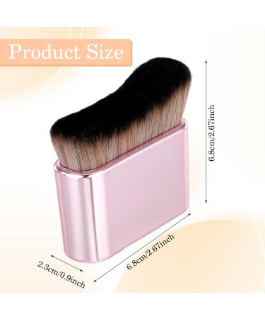 Molain Large Self-Tanner Kabuki Brush | Make-Up Brush for Sunless Tanner Primer Rouge & Bronzer - Pink Rose Gold - Buy Online on GoSupps.com