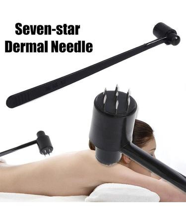 7 Star & Plum Blossom Dermal Hammer Medical Plum Blossom Needle Skin Needle Cupping Acupuncture Treatment with 12 Replace Head Seven Star Blood Needle Blood Needle (1box) - Buy Online on GoSupps.com