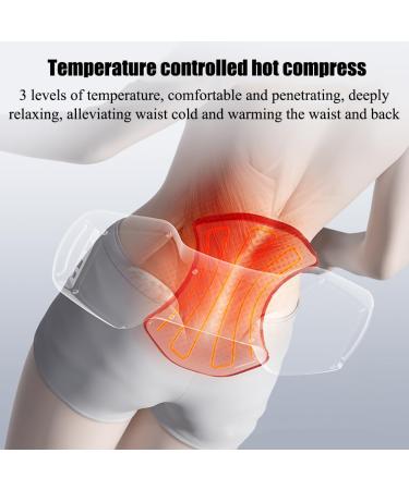 RKXKJ Electric Lumbar Traction Device - 3 Modes Warm Compression & Vibration for Back Pain Relief - International Shipping Available - Buy Online on GoSupps.com