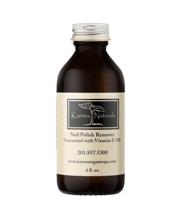 Karma Organic Natural Nail Polish Remover Unscented with Vitamin E Oil - Non Toxic  Vegan  Cruelty Free  Acetone free   Nails Strengthener for Fingernails   4 fl. Oz. - Buy Online on GoSupps.com