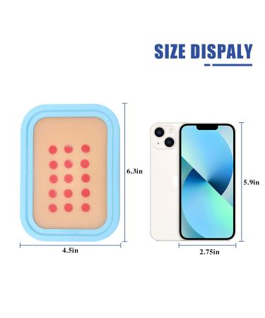 HINGONS Injection Training Pad - Skin-Like Intradermal Practice Model for Nurse & Medical Student - Buy Online on GoSupps.com