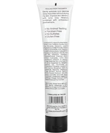 Adama Face Scrub Zion Health - Gentle Exfoliating 4 oz Tube | International Shipping Available - Buy Online on GoSupps.com