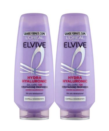 L'OR AL L'Or al Paris Elvive Hair Care Shampoo and Conditioner (Hydra Hyaluronic Conditioner 250 ml (2 pcs))