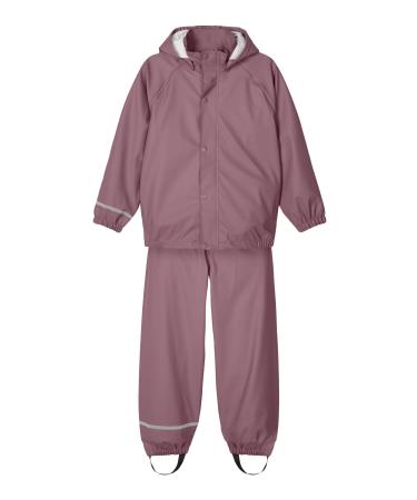 NAME IT Unisex Baby Nkndry Rain Set Noos Rain Suit 18-24 Months Wistful Mauve