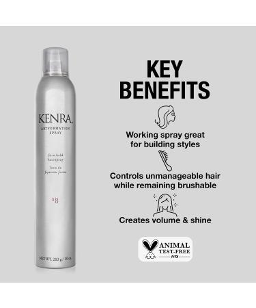 Kenra Artformation Spray 18 | Firm Hold Hairspray for All Hair Types | 10 oz (Pack of 1) - Buy Online on GoSupps.com
