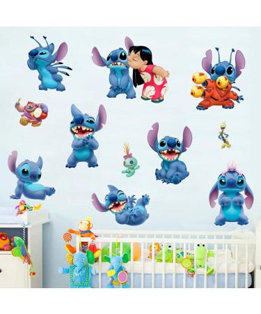 3D Lilo and Stitch Wall Stickers - Cartoon Wall Decals for Kids Room - 16.5X23.6 inch - Buy Online on GoSupps.com
