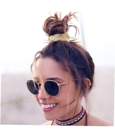 Retro Feather Shape Leaf Hair Slide Hairpin Celtic Knot Hair Stick Hair Barrette Metal Hair Stick Clips Hair Pin Hair Accessories for Women Girls - Buy Online on GoSupps.com