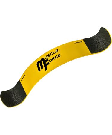 Muscleforge Biceps Trainer | ARM Blaster for Optimal Biceps Insulation | Bodybuilding & Strength Sports Accessory - Yellow - Buy Online on GoSupps.com