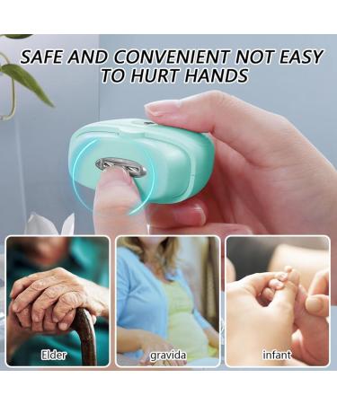 Carriere Electric Nail Clipper Portable Automatic Nail Clippers for Adults Electric Nail Clippers Green Easy Install Easy to Use - Buy Online on GoSupps.com
