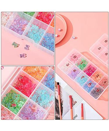 Evenden Nail Tips Box Empty Nail Tips Organiser Storage Fingernail Box Rooms Storage Box Container Nail Box Grid Box - Buy Online on GoSupps.com
