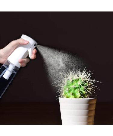 2 Pack Clear Hair Spray Bottles - Fine Mist Continuous Spray for Hairstyling, Cleaning, Plants, and Skin Care - 5.4oz and 10oz - Buy Online on GoSupps.com