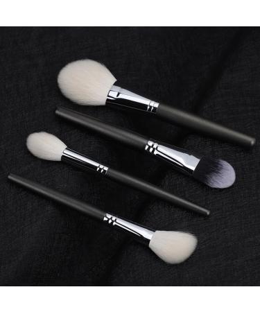 15 Strands White Wool Makeup Brush Set | Copper Tubes | Professional Animal Hair Brushes for Artists - Buy Online on GoSupps.com